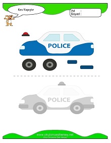 Kes Yapıştır Çalışma Sayfaları